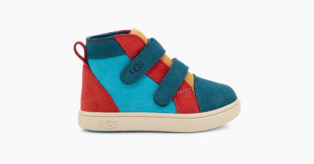 Ugg Sneaker Toddlers - Ugg Rennon Ii Mashup Marina Blue / Oasis Blue - 730ZPUXRF